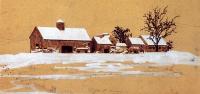 Parrish, Maxfield - Study for Hiltop farm, Winter